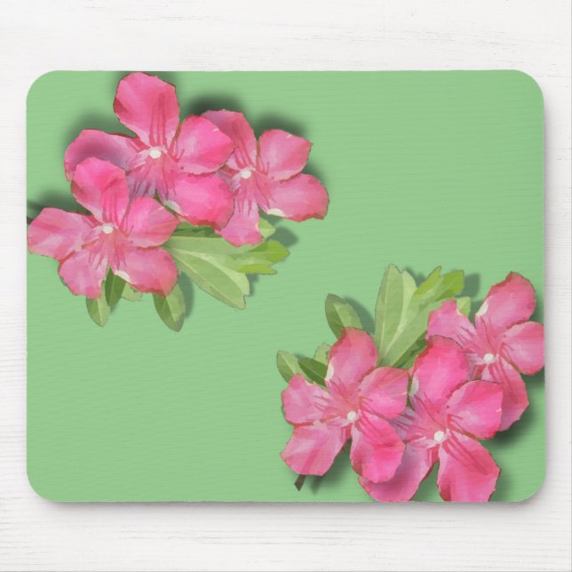 Flower Art on Mouse Mat (Front)