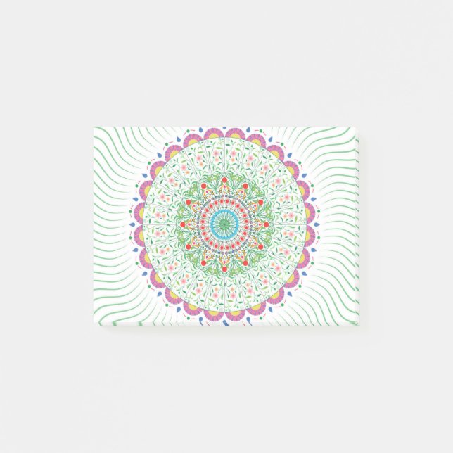 Flower Art Post-it Notes (Front)