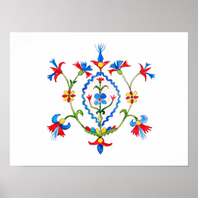 Flower art poster (Front)