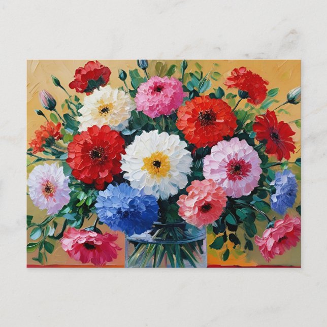 Flower Art Print Postcard (Front)