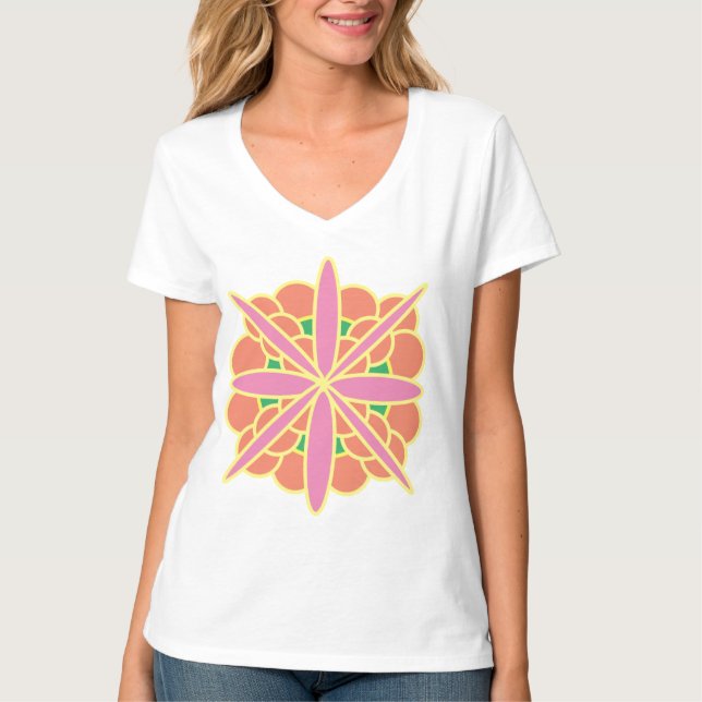 Flower Art T-Shirt (Front)
