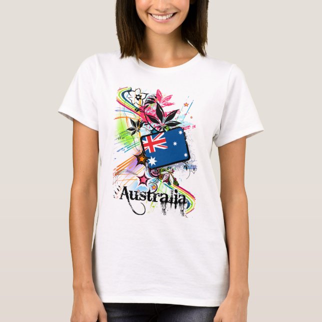 Flower Australia T-Shirt (Front)