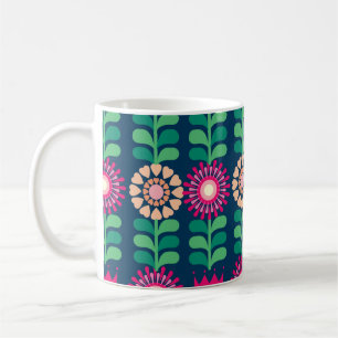 flower background vintage/illustration coffee mug