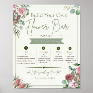  Flower Bar Sign | Bridal Shower