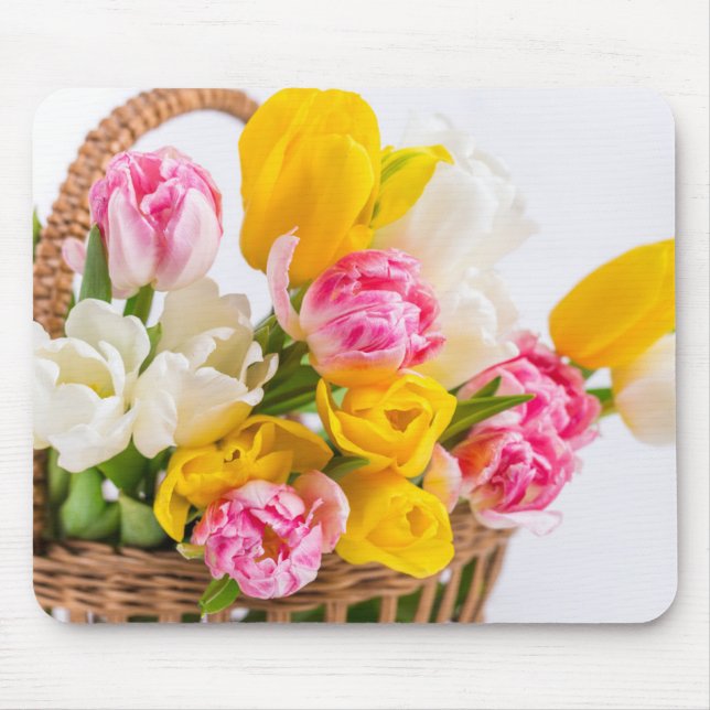 Flower Basket Mouse Pad (Front)