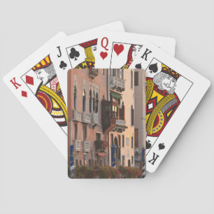 flower baskets and ornate Palace details, Italy Playing Cards
