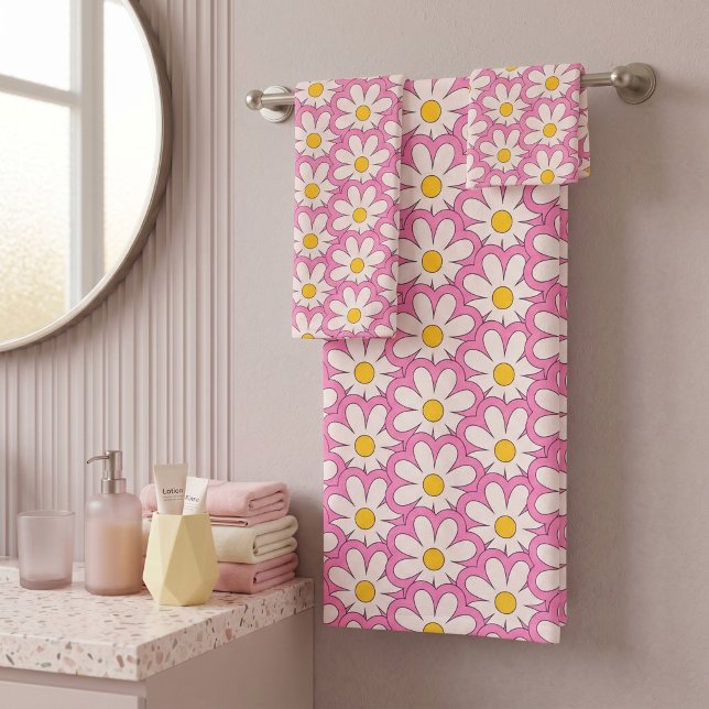 Flower Bath Towel Set (Creator Uploaded)