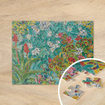 Flower Bed | Louis Valtat Jigsaw Puzzle<br><div class="desc">Flower Bed | Parterre de fleurs (1906) | Original artwork by French artist Louis Valtat (1869-1952). The painting depicts a colourful abstract garden landscape in bright turquoise,  green and pink colours.

Use the design tools to add custom text or personalise the image.</div>