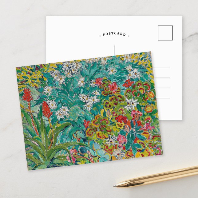 Flower Bed | Louis Valtat Postcard (Creator Uploaded)