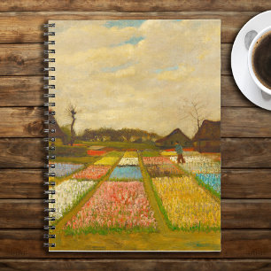Flower Beds in Holland by van Gogh Notebook