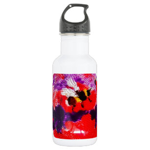 Flower Bee Floral Art 532 Ml Water Bottle