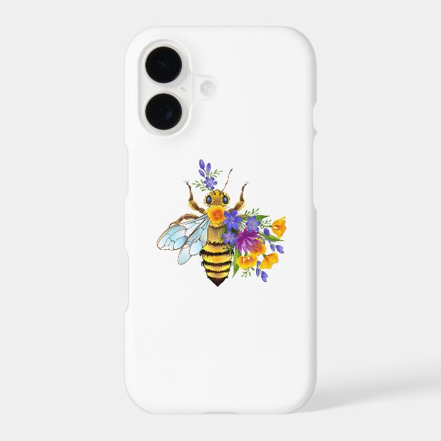 Flower bee with wild plants (Back)