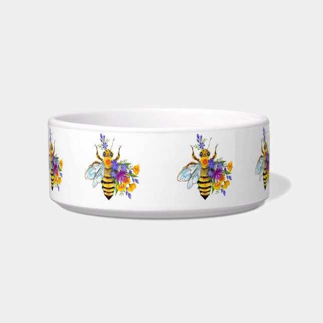 Flower bee with wild plants bowl (Front)