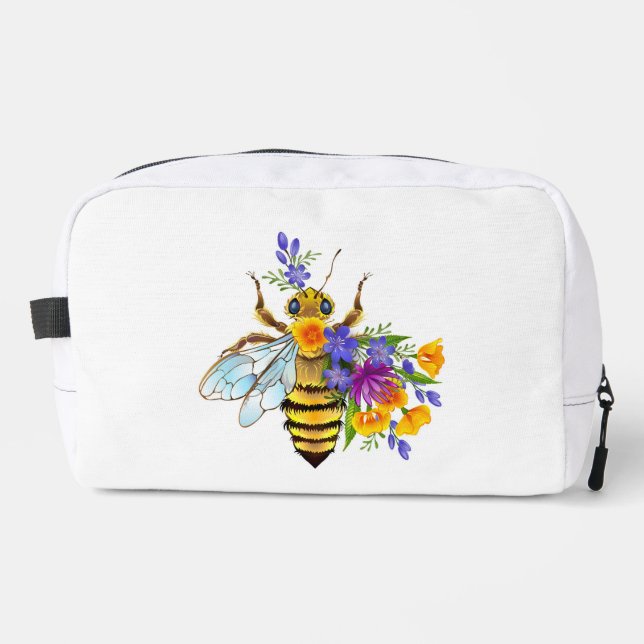 Flower bee with wild plants dopp kit (Front)