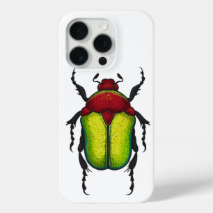 Flower beetle iPhone 15 pro case