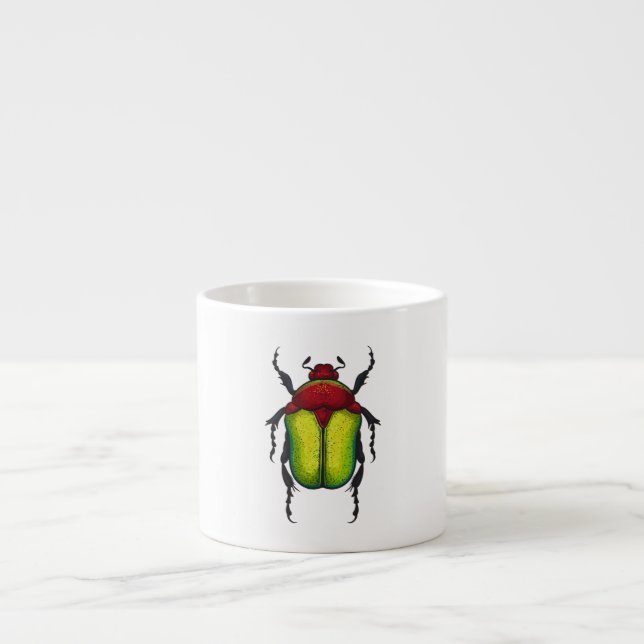 Flower beetle espresso cup (Front)