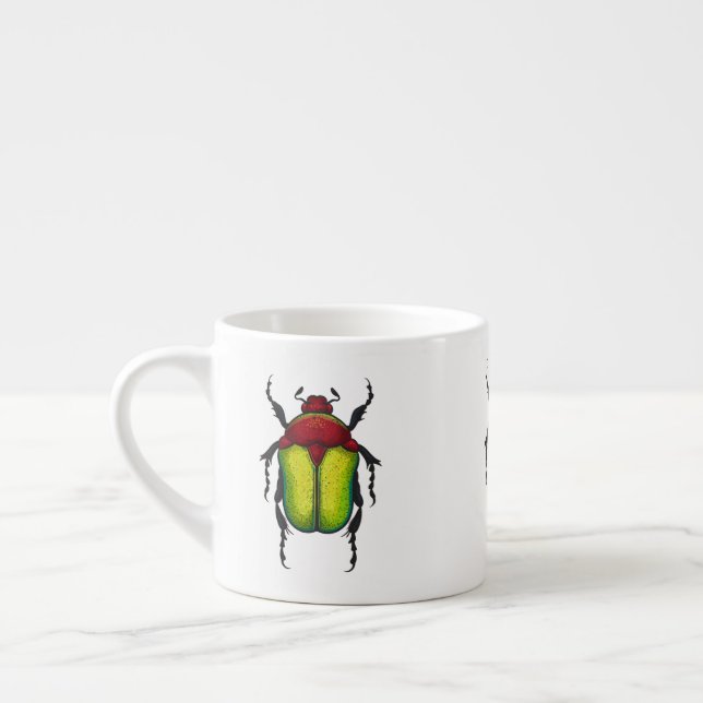 Flower beetle espresso cup (Left)