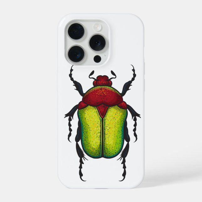 Flower beetle iPhone case (Back)