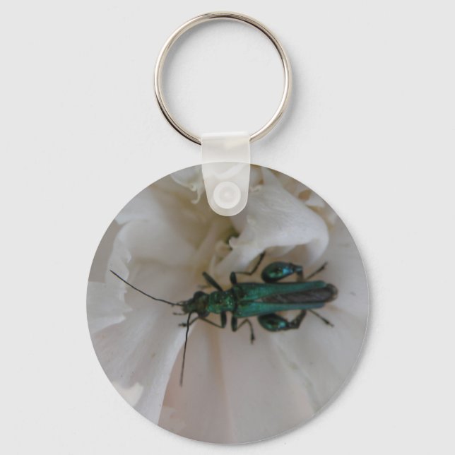 Flower Beetle Keychain (Front)
