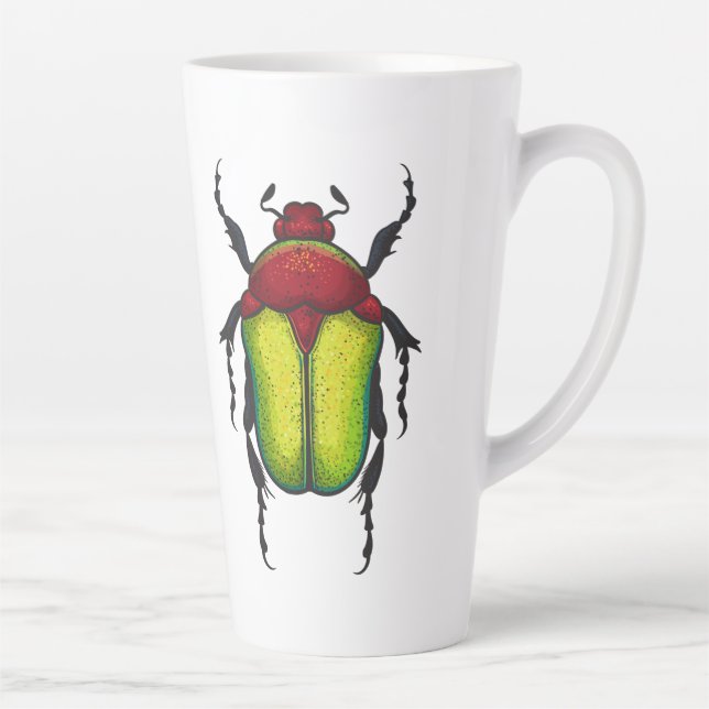 Flower beetle latte mug (Right)