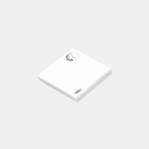 Flower Bird Personalised Post-it Notes