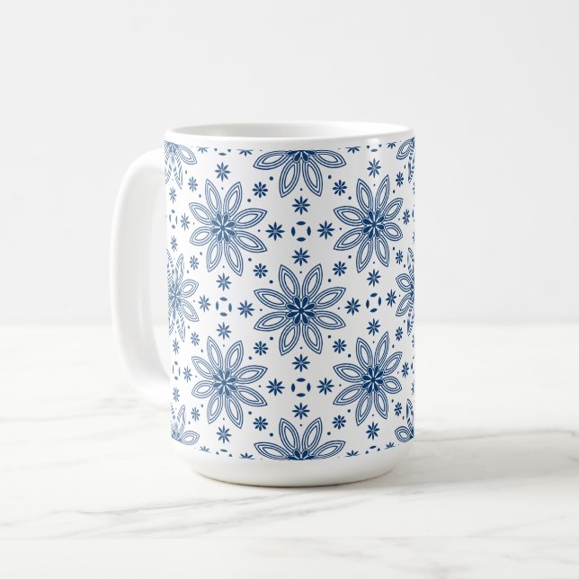 Flower Bloom Coffee Mug (Front Left)