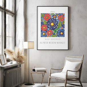 Flower Bloom Market Poster