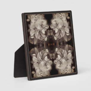 Flower Blossoms Abstract Add Your Photo Plaque