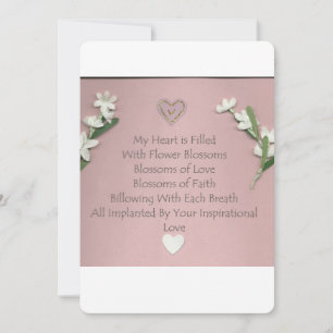 Flower Blossoms Greeting Card
