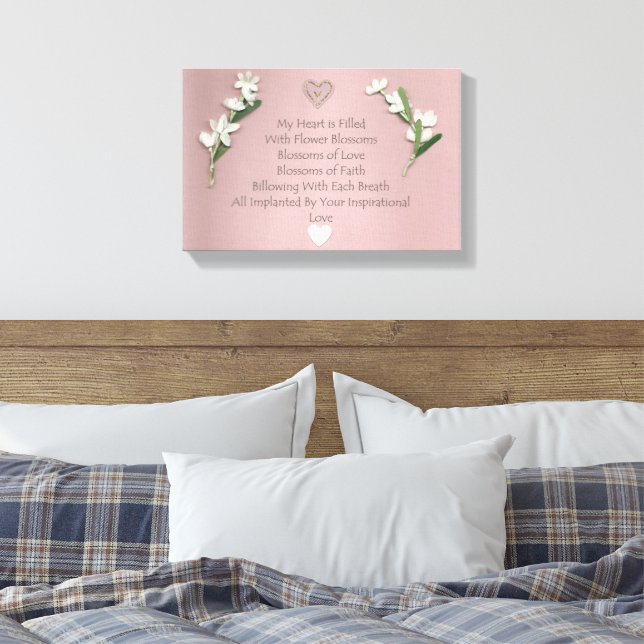 Flower Blossoms Print (Insitu(Bedroom))