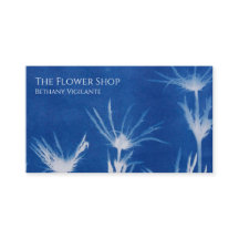 Flower Blue Business Card 