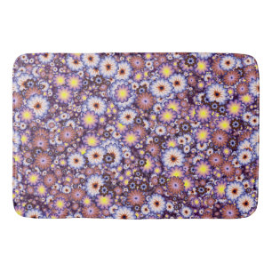 flower bomb3 bath mat