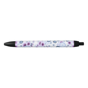 flower bomb 4 black ink pen
