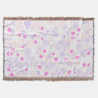 flower bomb 5 throw blanket