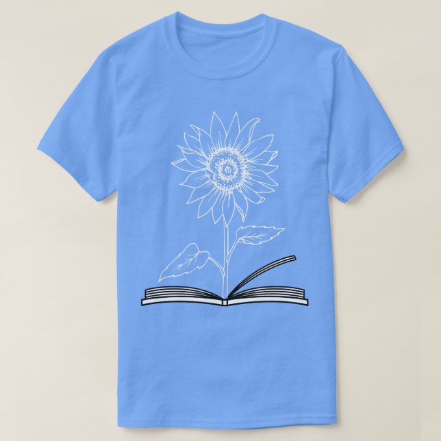 Flower Books 7 T-Shirt (Design Front)