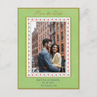 Flower border Mint Green Photo  Save The Day