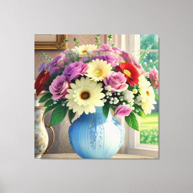 Flower Bouquet  Canvas Print (Front)