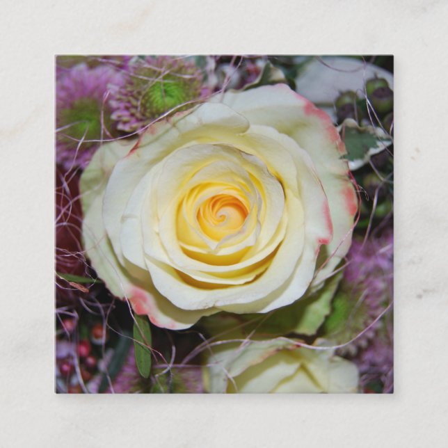 flower bouquet card  (Front)