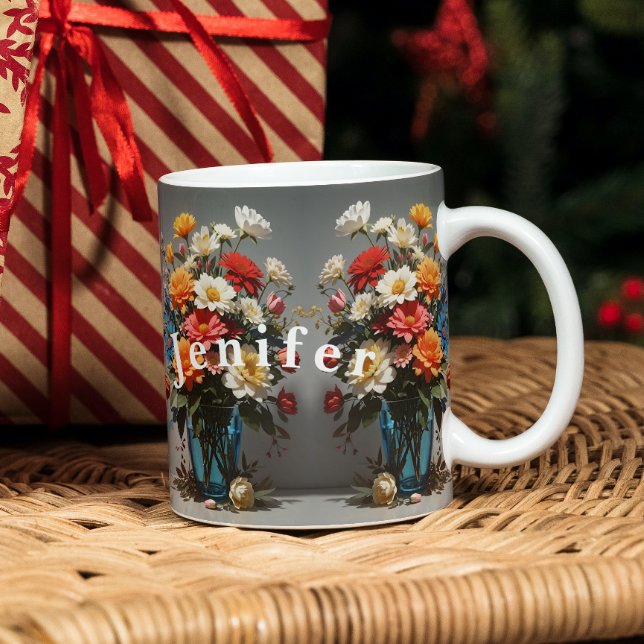 Flower Bouquet Coffee Mug (Creator Uploaded)