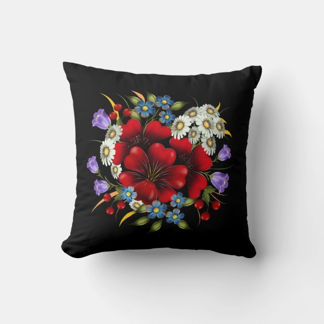 Flower Bouquet Cushion (Front)
