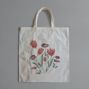 Flower Bouquet Delicate Floral Arrangements  Tote Bag