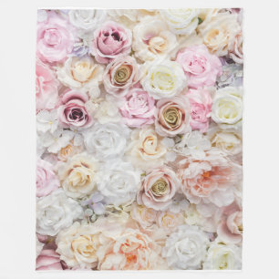 Flower Bouquet Fleece Blanket