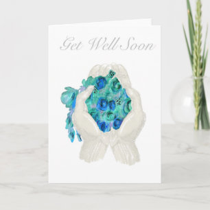 Flower Bouquet Get Well Card