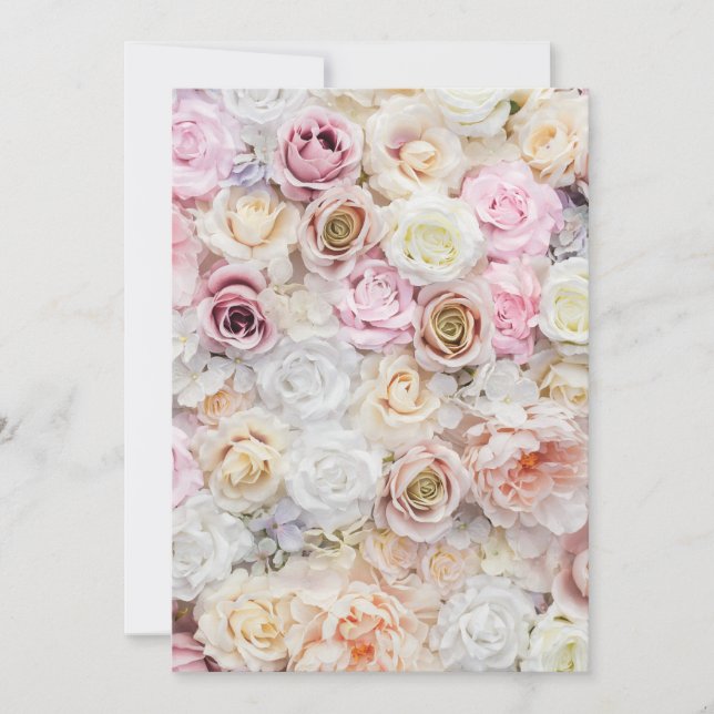 Flower Bouquet  Holiday Card (Front)