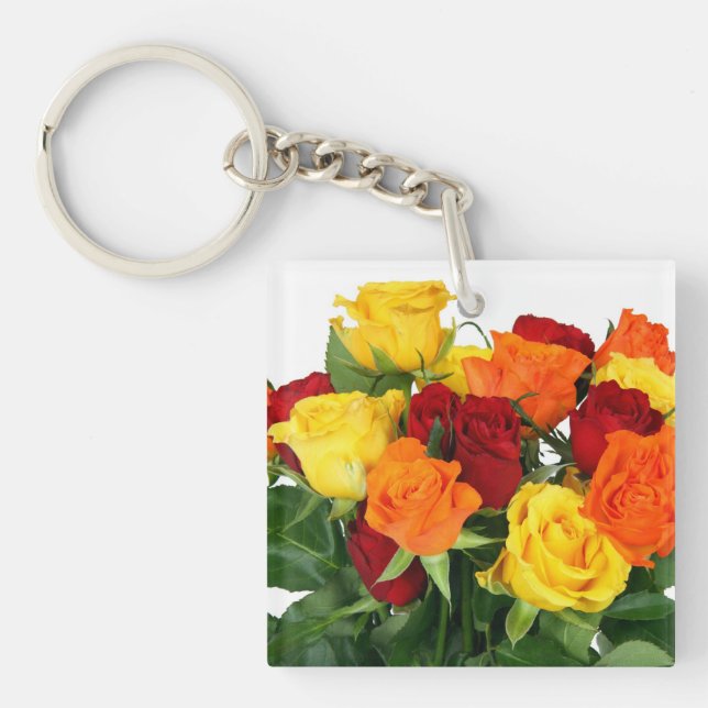 Flower Bouquet Key Ring (Front)