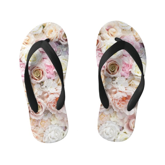 Flower Bouquet  Kid's Flip Flops (Footbed)
