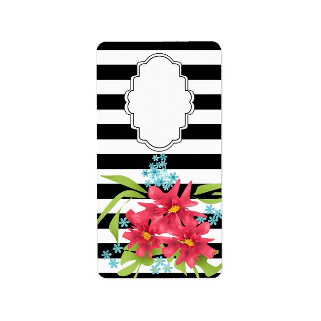 Flower bouquet label (Front)