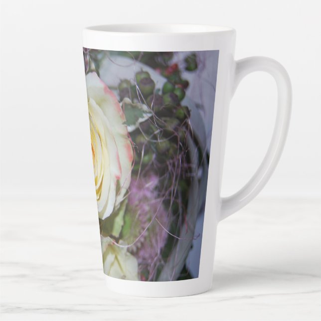flower bouquet latte mug  (Right)