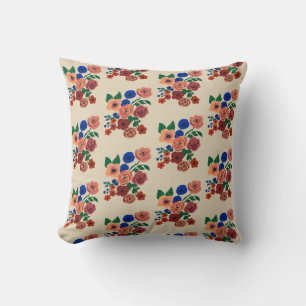 Flower Bouquet Painting Cushion