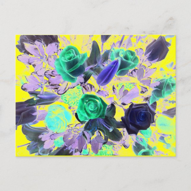 Flower Bouquet Postcard (Front)